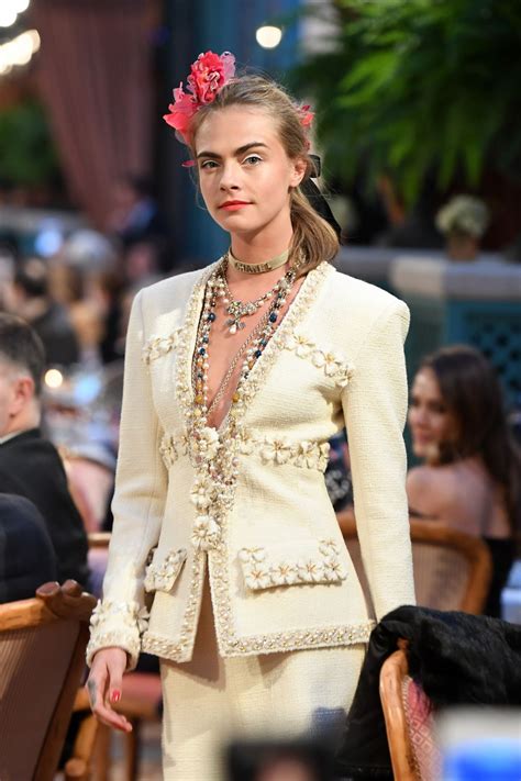 chanel cara delevingne|cara delevingne outfits.